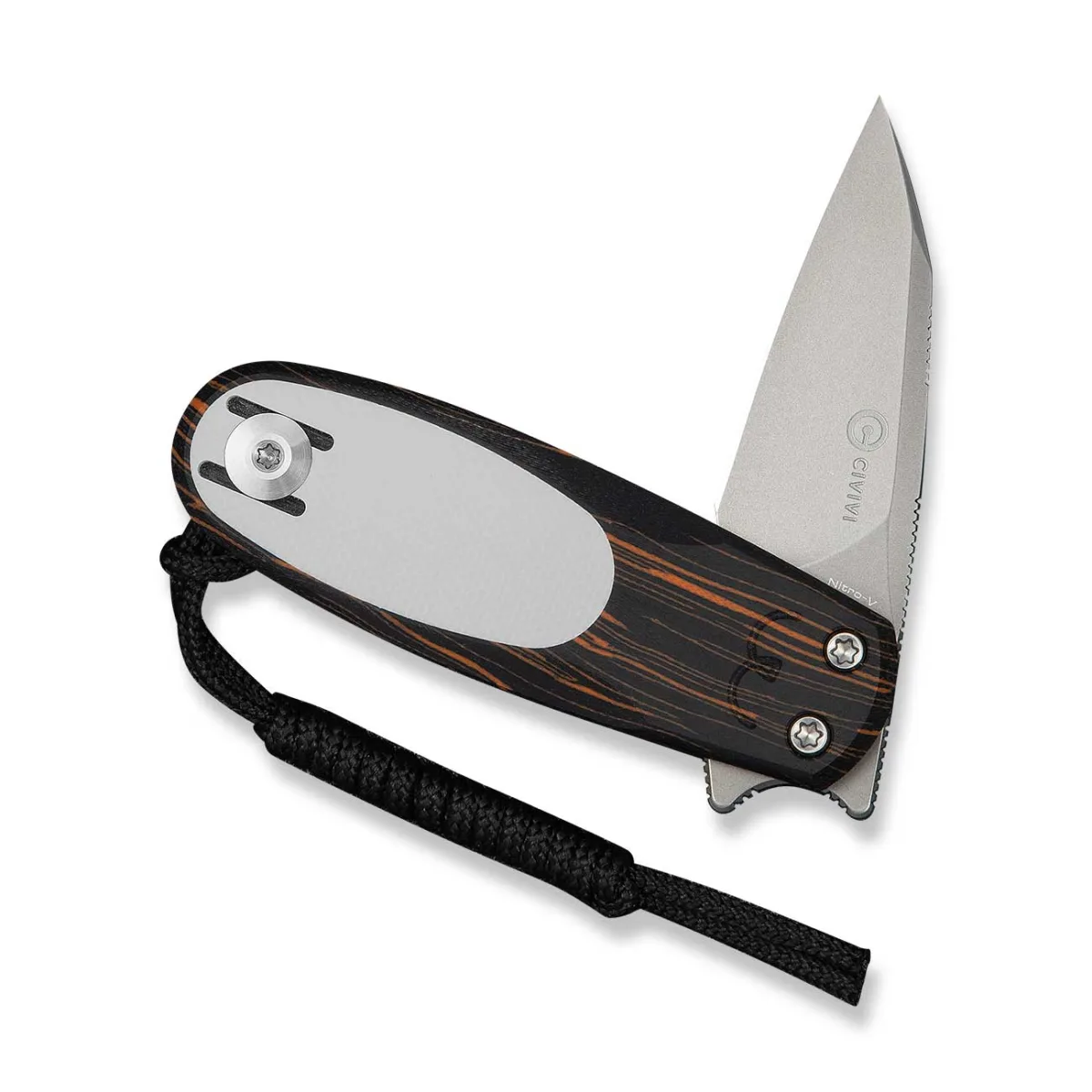 Nóż Civivi Purr Nitro-V Orange Black & White G10 — zdjęcie 3