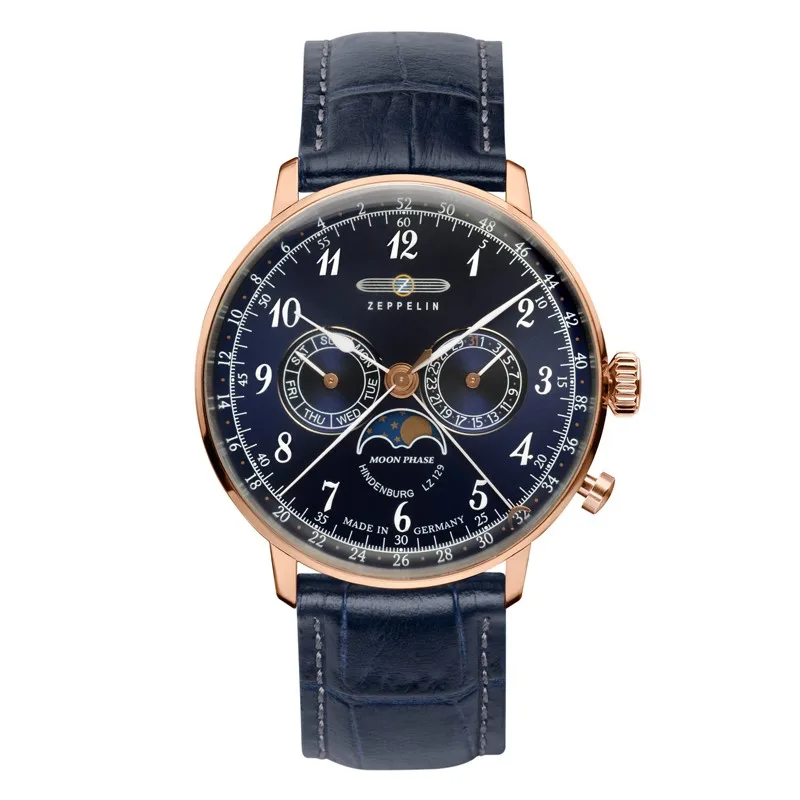 Zegarek Zeppelin LZ129 Hindenburg 70383, 40mm WYP — zdjęcie 1