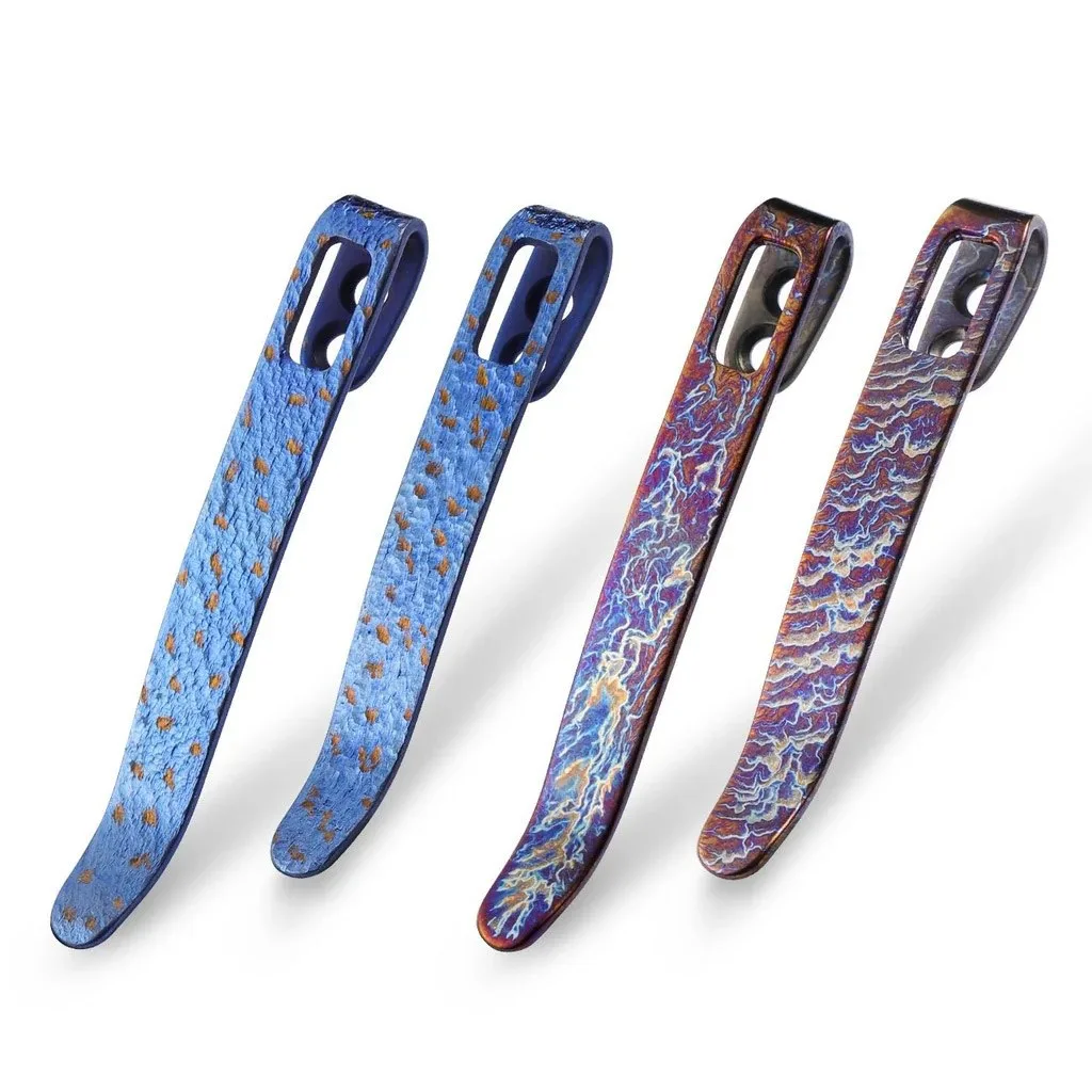 4 klipsy CIVIVI Flamed Titanium 50/55 — zdjęcie 1