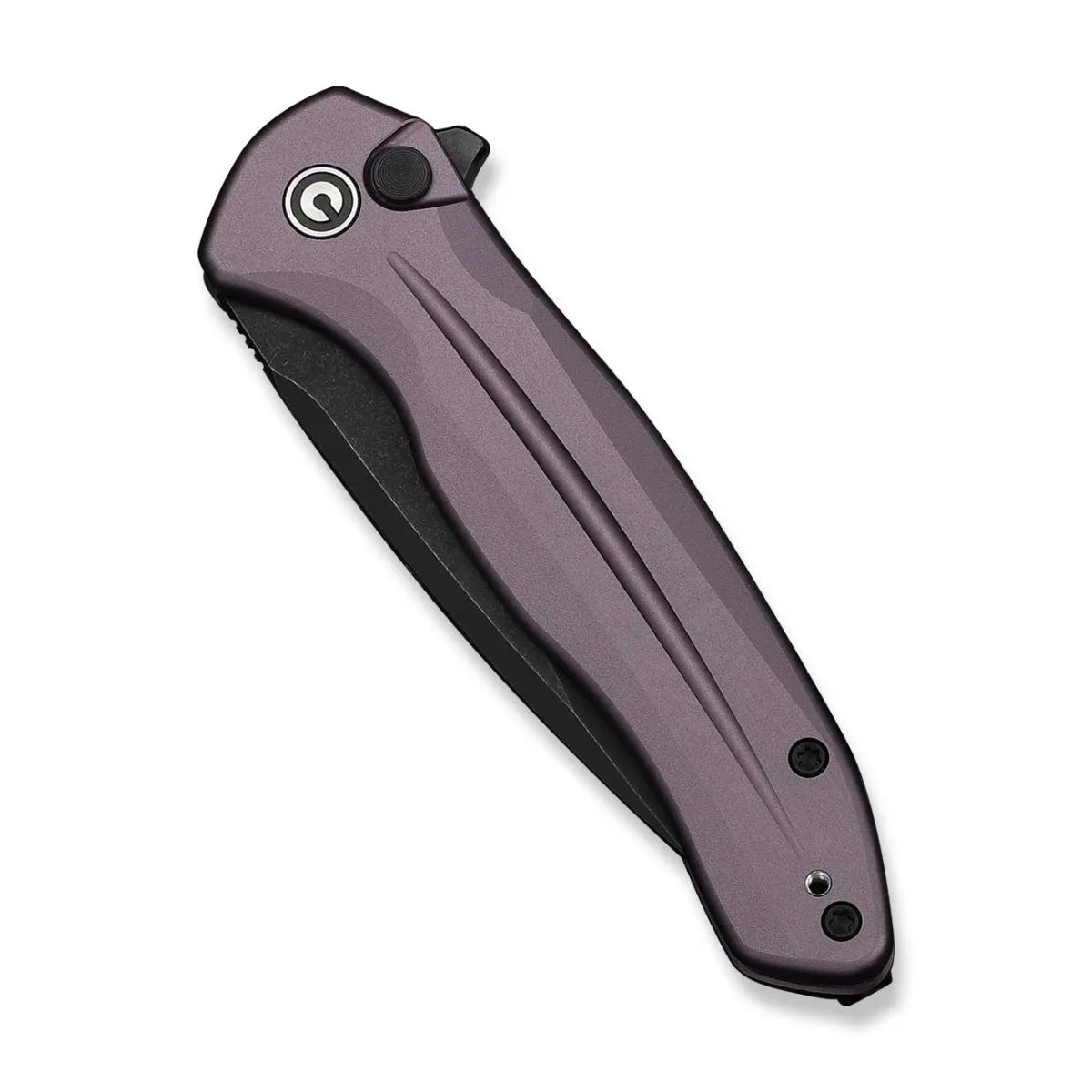 Nóż CIVIVI Button Lock Kitefin Purple Alu 14C28N — zdjęcie 4