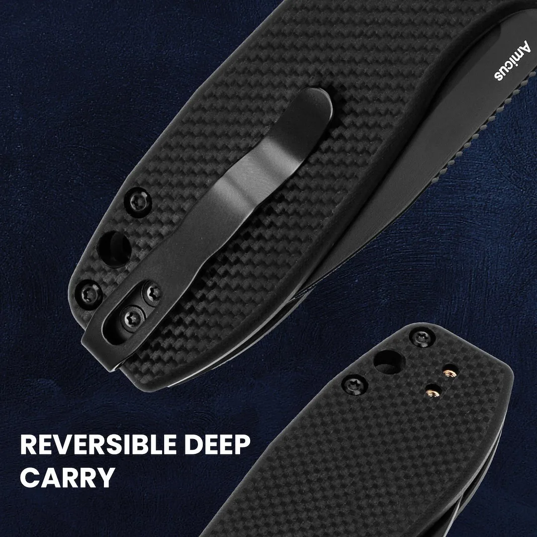 Nóż Kizer Amicus G10 9Cr18MoV — zdjęcie 13