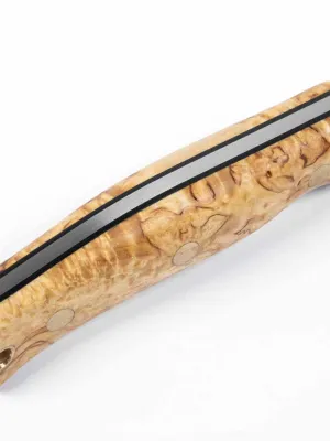 Nóż Casström No.10 SFK Curly Birch Sleipner Kydex