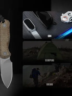 Nóż Kizer Drop Bear Fix Burlap Micarta 14C28N