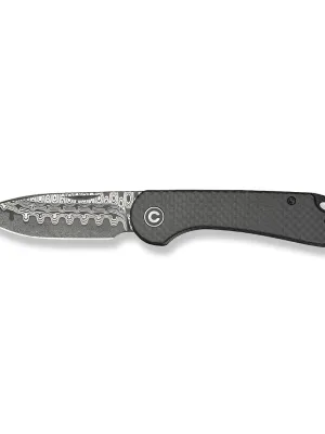 Nóż CIVIVI Elementum Slip Joint Damast CF