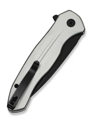 Nóż CIVIVI Button Lock Kitefin Silver Alu 14C28N