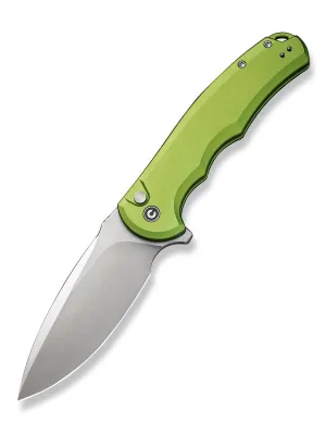 Nóż CIVIVI Button Lock Praxis Aluminum Green
