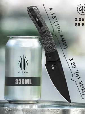 Nóż Kizer Mini Momo Aluminum+Micarta 154CM