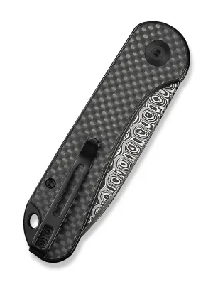 Nóż CIVIVI Elementum Slip Joint Damast CF