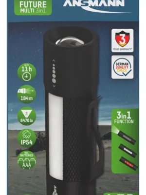 Latarka Ansmann LED Future Multi 3w1,220 lm, 3xAAA