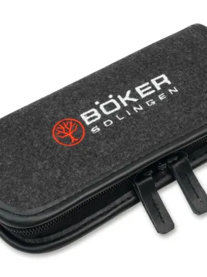 Filcowe etui Böker Solingen zamykane na zamek