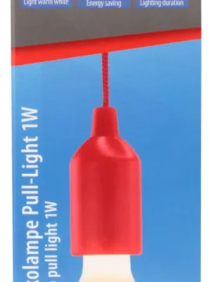 Żarówka LED HyCell PL1W, 25 lm, 3xAAA, czerwona