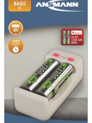 Ładowarka Ansmann USB Basic II + 2x AA 1300mAh