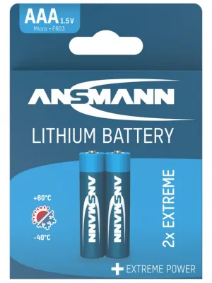 Baterie litowe Ansmann AAA / FR03 2 szt.