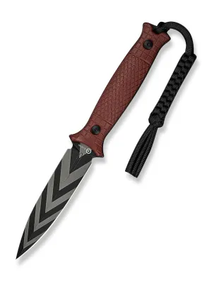 Nóż CIVIVI Fixed Perfrico 14C28N Burgundy G10