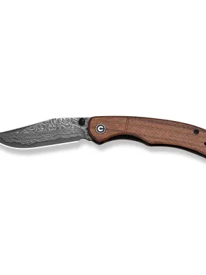 Nóż Civivi Clingman Damascus Guibourtia Wood
