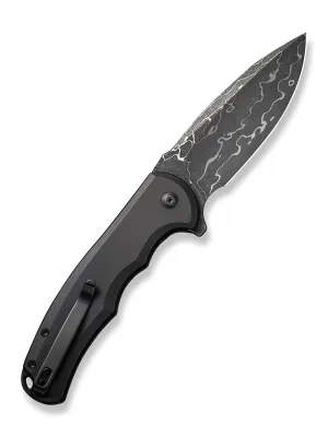 Nóż CIVIVI Button Lock Praxis Alu Black Damast