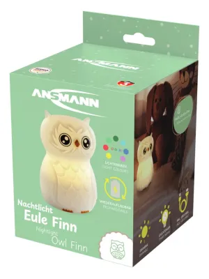 Lampka nocna Ansmann Sowa Finn aku USB-C