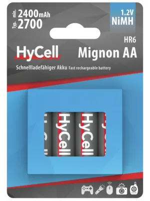 Akumulatory HyCell NiMH AA / HR6 typ 2700, 4 szt