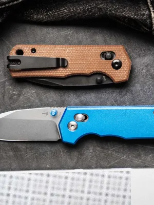 Nóż Böker Plus Rockstub Blue Elox 14C28N