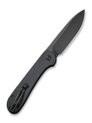 Nóż CIVIVI Button Lock Elementum All Black G10