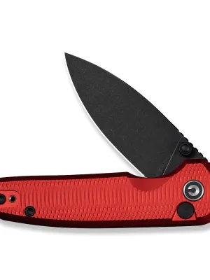 Nóż CIVIVI Mini Shakan Nitro-V Red Aluminum