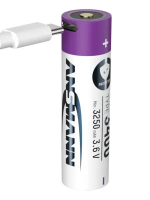 Akumulator Ansmann Li-Ion 18650 typ 3400 z USB-C