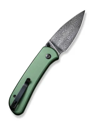 Nóż CIVIVI Qubit Damast Aluminum Green C22030E-DS1
