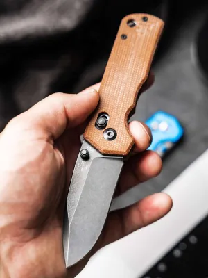 Nóż Böker Plus Rockstub Brown Micarta 2.0 14C28N