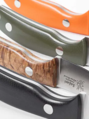 Nóż Casström Safari Mini Hunter Stab. Curly Birch