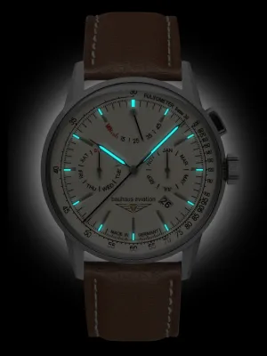 Zegarek Bauhaus Aviation G38 23625, 42mm