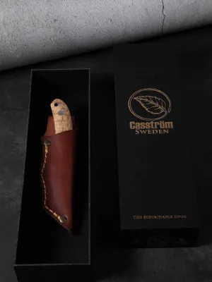 Nóż Casström Safari Mini Hunter Stab. Curly Birch