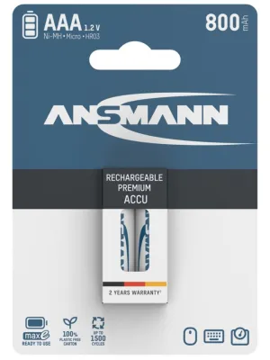 Akumulator Ansmann NiMH AAA/HR03 800mAh maxE 2 szt