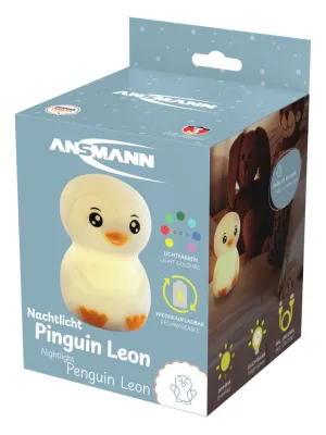 Lampka nocna Ansmann Pingwin Leon aku USB-C