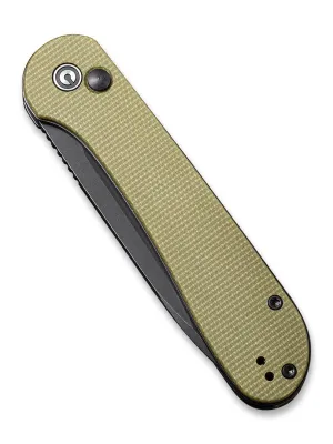 Nóż CIVIVI Button Lock Elementum Olive Micara