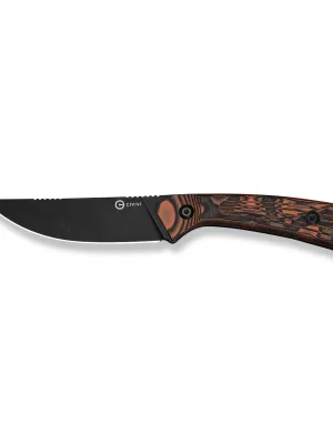 Nóż Civivi Carveth Fixed AEB-L Orange & Black G10