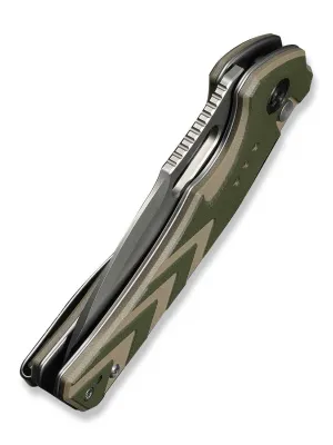 Nóż CIVIVI Vexron G10 Milled Green & Tan 14C28N