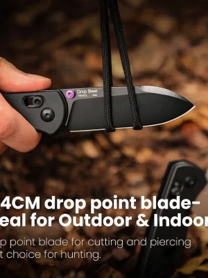 Nóż Kizer Drop Bear Black Aluminum 154CM