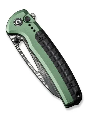 Nóż CIVIVI Sentinel Strike Damast Green Alu FRN