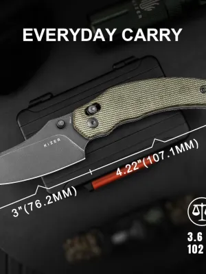 Nóż Kizer Bulldog Micarta Nitro-V