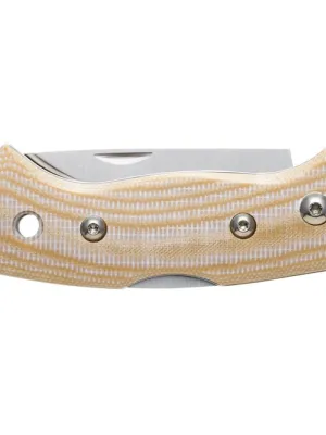 Nóż Helle Berget Beige Canvas Micarta 12C27