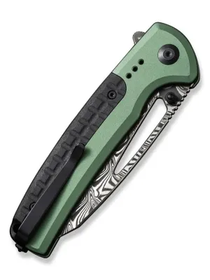 Nóż CIVIVI Sentinel Strike Damast Green Alu FRN
