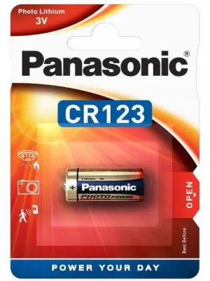 Bateria Panasonic CR123 3V Lithium Power, 1 szt.