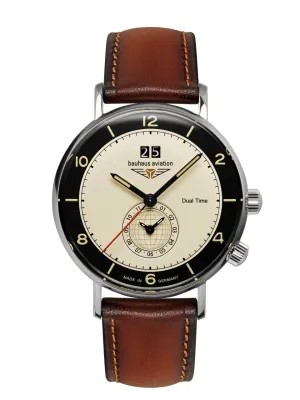 Zegarek Bauhaus Aviation Vintage Pilot 24462, 41mm