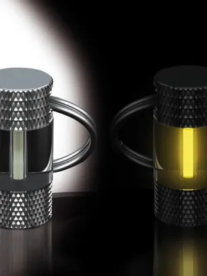 Breloczek Böker Plus Mini Glow H3 żółty