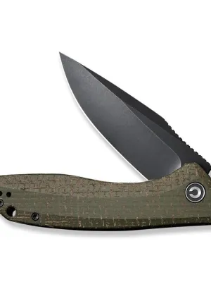 Nóż CIVIVI Baklash 9Cr18MoV Green Micarta Coarse