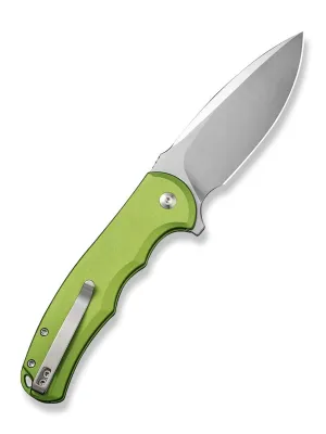 Nóż CIVIVI Button Lock Praxis Aluminum Green