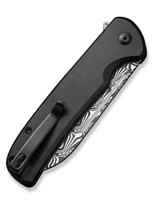 Nóż CIVIVI Chevalier II Aluminum Black Damascus