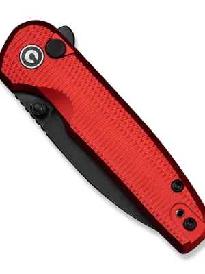 Nóż CIVIVI Mini Shakan Nitro-V Red Aluminum