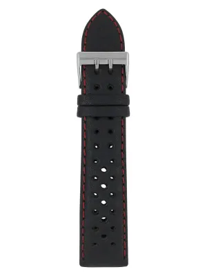 Pasek skórzany Zeppelin czarny 22 mm