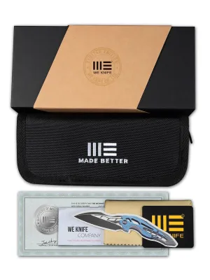 Nóż WE Knife Charith Frag Titanium Blue Ltd